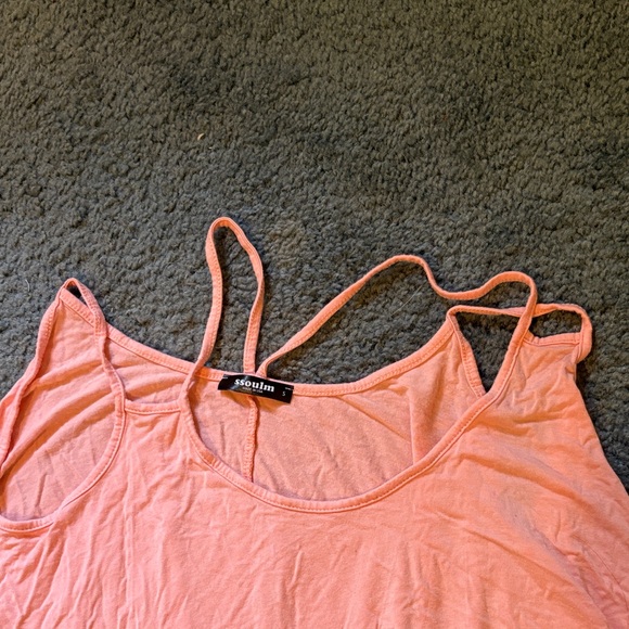 Oulm Light Pink Sleeveless Top - Picture 3 of 3